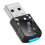 AX900 USB WiFi 6 Bluetooth 5.4 Adapter 2in1 Dongle Dual Band 2.4G&5GHz Network Wireless Receiver
