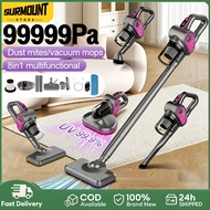 8in1 Cordless dust Mite Vacuum Cleaner 99999pa Mop Vacuum UV99.9% Mite Remover Bed Mattress Vacuum C