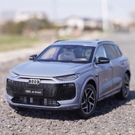 Original Factory First Automobile Audi Q6L e-tron SUV1: 18 Alloy Simulation Car Model Collection Orn