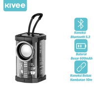 KIVEE Speaker Bluetooth Super Bass Mic Speker Wireless Aktif Karaoke Music Power Amplifier Perangkat