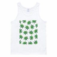 Cannabis-Leaf 背心 2色  huf obey dope supreme風滑板潮t gildan