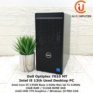 DELL OPTIPLEX 7010 MT INTEL CORE I5-13500 16GB RAM 512GB NVME SSD USED DESKTOP PC