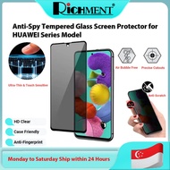 RICHMENT Privacy Tempered Glass Screen Protector Shatterproof Case Friendly for HUAWEI  MAGIC V5/V6