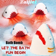 ZAIJIEEE Shark Bath Bomb, Shark Pattern Adorable Color Jaws Bath Bomb, Natural Delightful Scent Sea 
