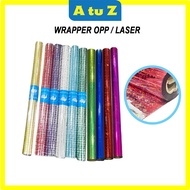 Hot sale⊙AtuZ 72 meter Kertas Pembalut OPP Plastik Hamper Kertas Sanitari HADIAH PEMBALUT KERTAS PLA