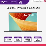 DYNACORE - LG gram 17Z90R-G.AA75A3 (Intel Core i7-1360P / 16GB / 512GB SSD / Windows 11 Home) 17-inch Laptop