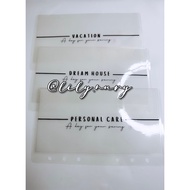 Minimalist Cash Envelope A6/A7