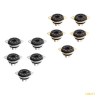 Lidu11 8Pin Vacuum Tube Socket Octal for KT66 KT88 6SL7 6SN7 6V6 5AR4 GZ34 5R4GY 5U4G Easy Installat
