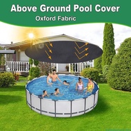 jenniferagg.my Round Pool Cover for Above Ground Pool Oxford Fabric Pool Cover for Above Ground