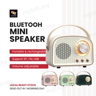 Bluetooth Mini Speaker Portable Radio Wireless Small Speker Cute Pink Retro Blutooth Speakers DW21