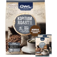 Owl Kopitiam Roast & Ground Coffee Bags - Kopi-O 30 x 17g - Halal