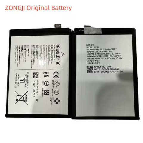 New Battery 4500mAh NT01 For Nothing phone NT01 Nothing phone 1 one Batteries +Tools