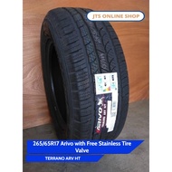 265/65R17 Arivo Terrano ARV HT with Free Stainless Tire Valve