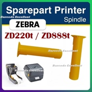 SEPASANG SPINDLE ROLLER CORE RIBBON 300 METER ZEBRA ZD220 ZD888 ZD230