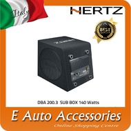 Hertz Dieci DBA 200.3 (140 Watts) 8" Active Sub Box 200mm - Car Speaker