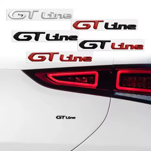 Car Fender Metal Sticker Rear Trunk Badge Emblem For Peugeot GTI GT GTline GT RCZ 406 405 205 3008 2