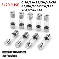 10 pcs 5x20mm Rapid glass fuse 1A 2A 3A 4A 5A 8A 10A 15A 20A 30A fuse 250V electric classification