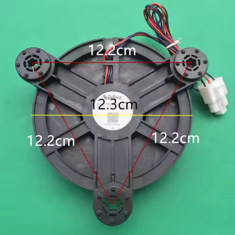 12V DC 0.33A Refrigerator Fan for Haier Freezer Cooling Fan GW12E12MS1AZ-52Z32 5702U4 Refrigerators 