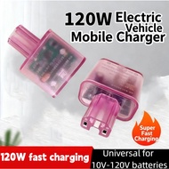 120W fast charging, ebike mobile phone charger USB converter 48V 60V 72V 100V universal type