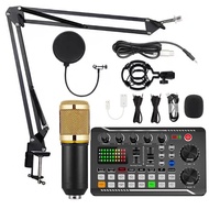 OneAudio มิกเซอร์เสียงมืออาชีพ การ์ดเสียง รุ่นF998 สดการ์ด Sound Card F998 เข้ากันได้กับหลายแพลตฟอร์