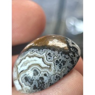 Badar Asem Bekristal Motif Padu Sesuai untuk Cincin dan Aksesori Saiz 20sen Lama