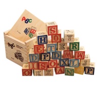 Alphabet wooden blocks 27pcs