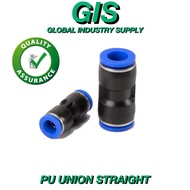 (GIS) PU UNION STRAIGHT / PU REDUCER UNION STRAIGHT 4/6/8/10/12/14/16MM (PU FITTING)