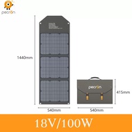 Pecron แผงโซล่าเซลล์ 100W 200W Solar panels พลังงานแสงอาทิตย์ แผงโซล่าเซลล์พกพา แผงโมโน โซล่าเซลล์ แ