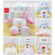 Carebear Plush Pillow Blanket Single Warm Soft Cute Washable
