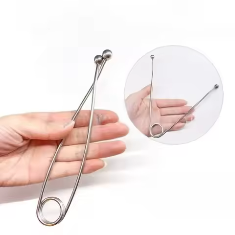 30g 17cm Metal Lip Grip Fish Gripper Fishing Lure Tools Tackle Silver Unhooking Device Fishing Acces