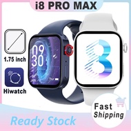 🔥จัดส่งฟรี + COD🔥2022 Original Series 7นาฬิกา I8 Pro Max Smartwatch กันน้ำ Bluetooth Call นาฬิกาข้อมือผู้หญิงผู้ชาย Smart Watch