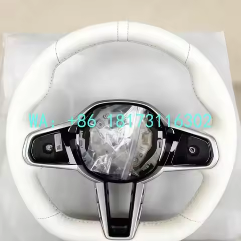 China Plant 2026 White Leather Steering Wheel M Performance G30 G31 G32 X3 G01 X4 G02 M2 G87 M3 G80 
