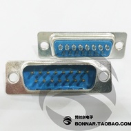 HDB15 Pin Welding Wire Two Three Row DB15 Hole Male Female Head Serial Port VGA Connector (Direct Sa