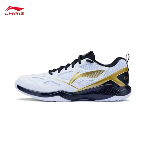 LI-NING JF LITE Unisex badminton training shoes Breathable Comfortable sports sneakers AYTU025