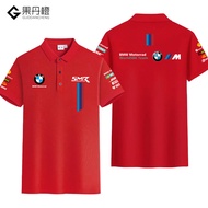 BMW Motorrad Motorcycle Polo Shirt T-shirt Mens MotoGP Factory Team Clothes Motorcycle Team BMW Shor