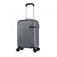 Syllere - 旋轉拉杆箱ABS耐磨20吋 行李箱男女時尚旅行箱可登機 - 灰色