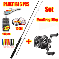 bc casting 1 set murah/joran bc casting 1 set/pancing 1 set lengkap kuat/joran pancing 1 set murah/1