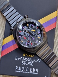 現貨 星辰 限量 特別版 Evangelion x Citizen x Radio Eva 福音戰士 牛頭 Bullhead Tsuno Chrono 貓頭鷹 電子錶 直徑38mm 防水50米