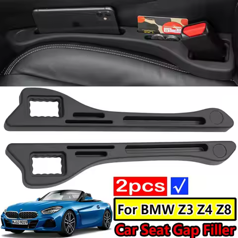 Car Seat Gap Filler Crevice Organizer Storage Plug Strip For BMW Z8 E52 Z4 E85 E86 E89 G29 Roadster 