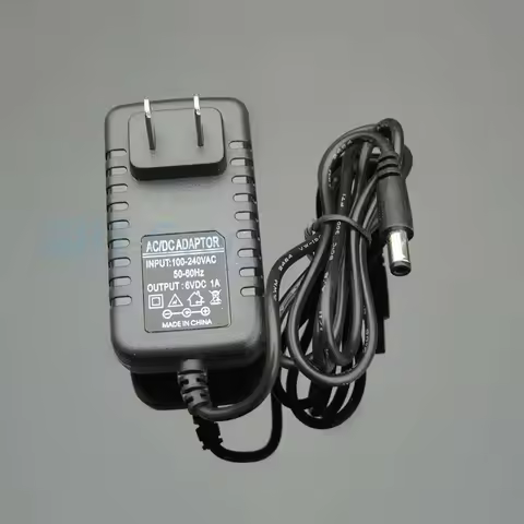 1Pcs 6V 1A Power Transformer Voltage Regulator Input AC 100V-240V Output DC 6V Voltage Converter Ste