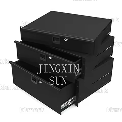 Flight Case 2u 3u Aluminum Lockable Rack Drawer Flight Case
