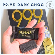 Benns 138g Vegan Dark Chocolate 43% 80% 99.9% 65% Cashew 68% Hazelnut 70% Almond Gluten Free HALAL
