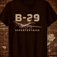 Peminat Penerbangan B-29 Superfortress 100% Kapas Bercetak T-shirt Untuk Majlis Kasual, S - 5XL