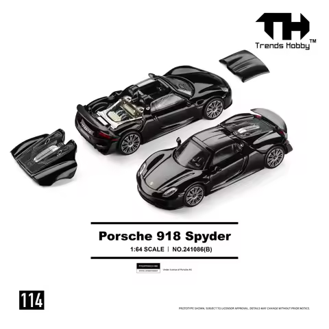TH 113 114 1:64 Adults Hobby 918 Spyder Diecast Model Car