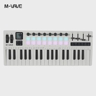 M-vave SMK-37 PRO 37-Key MIDI Keyboard 16 RGB Pads 4 Faders 8 Encoders Built-in DX-7 FM Synth Engine