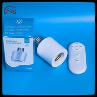 [8C11] E27 Led Lamp Base With Wireless Remote Control Smart Timer AC85-265V Light Bulb Holder Soet A