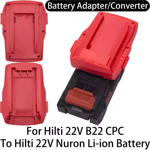 Battery Adapter/Converter for old Hilti 22V B22 CPC Li-ion tools to new Hilti 22V Nuron Li-ion Batte