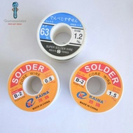 【100gram】Solder Wire | 0.8mn 1.2mm 1.5mm | Solid Lead Free | Soldering Wire | 63/37