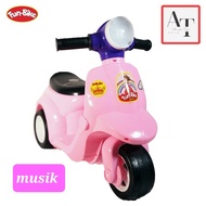 Motor Mainan Anak Vespa Funbike (Musik) Mainan Anak Vespa Tangung