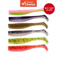 Johncoo 6pcs TPR Soft Fishing Lure 70mm 2.3g  Johncoo 6pcs umpan memancing lembut TPR 70mm 2.3g